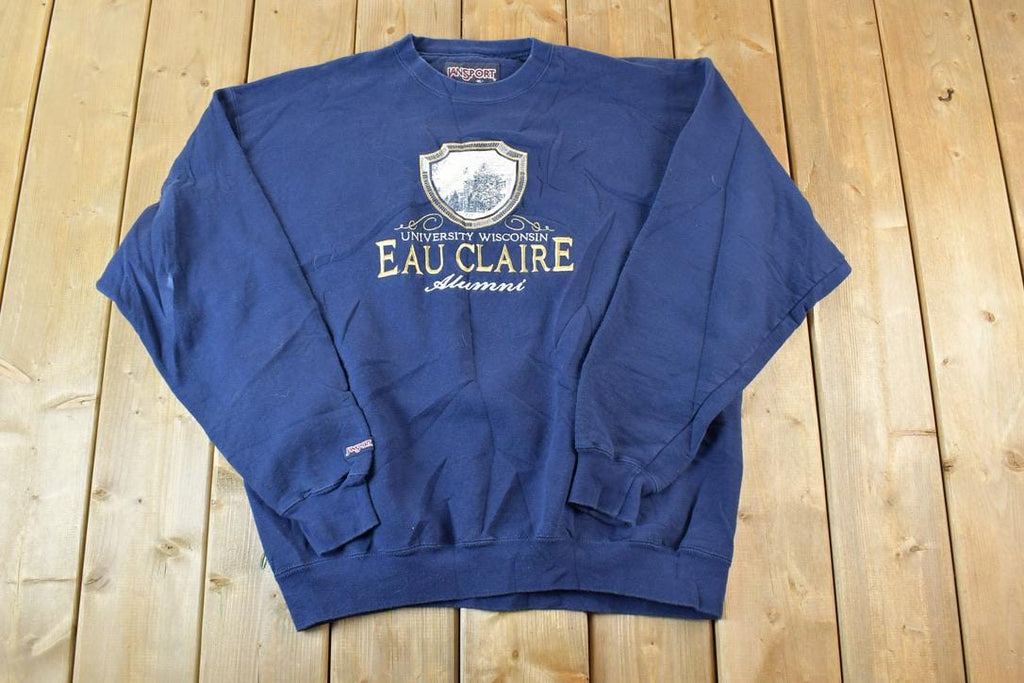 Vintage 1990s University Wisconsin Alumni Collegiate Jansport Heavyweight Crewneck