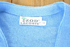 Vintage 1970s Izod Lacoste Knit Cardigan Sweater Men's S