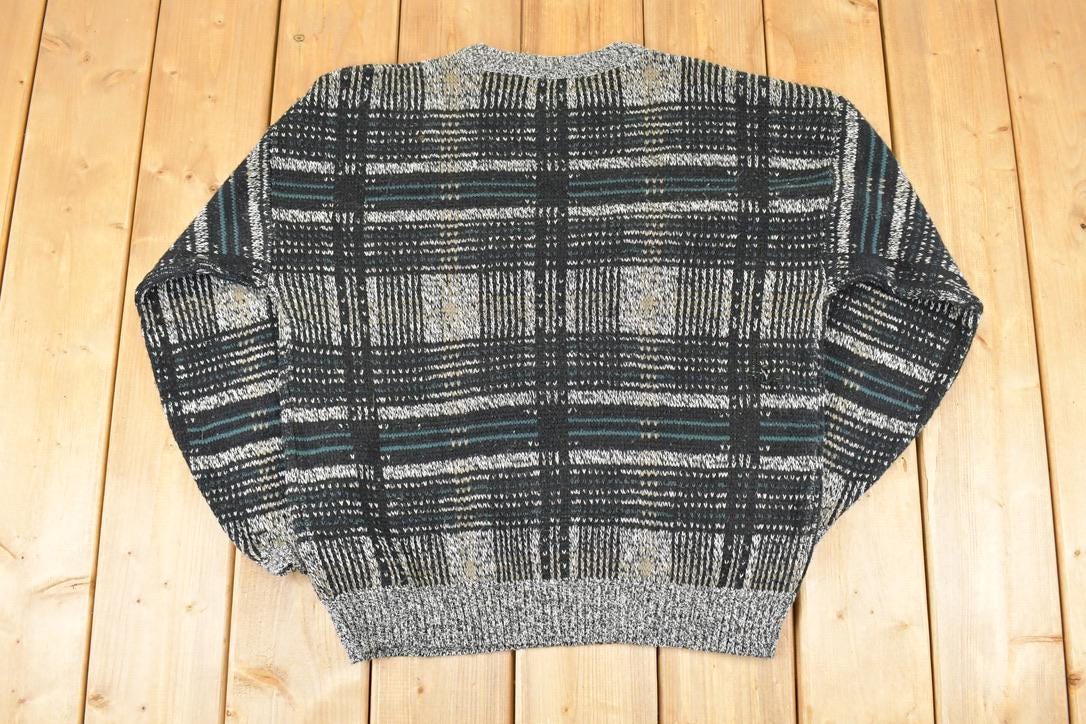 Vintage 1990s David Taylor Knit Sweater Men's L