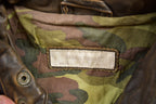 Vintage 1980s Green Coast Cafe Racer Leather Jacket