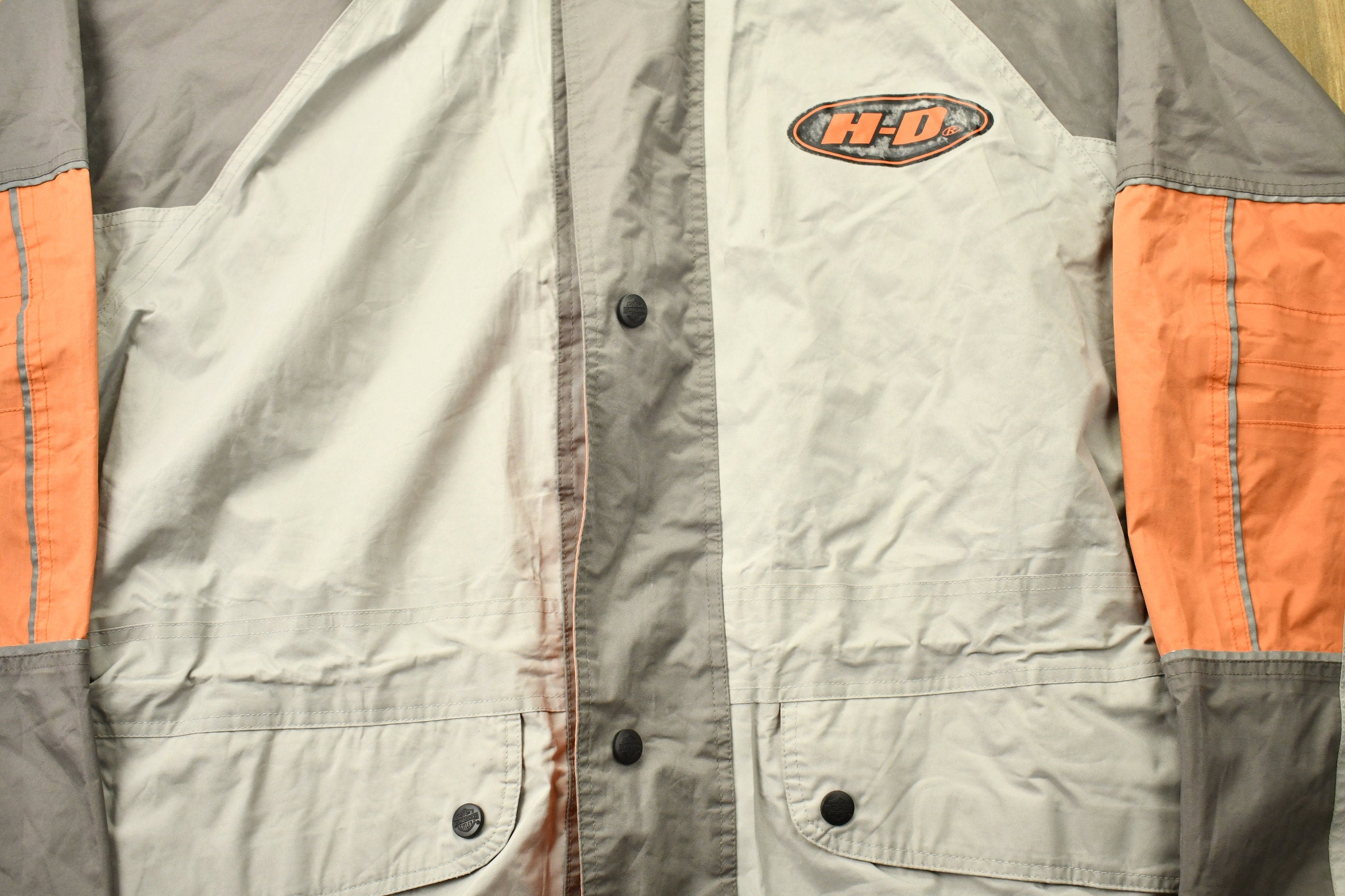 Vintage 1990s Harley Davidson Windbreaker Jacket