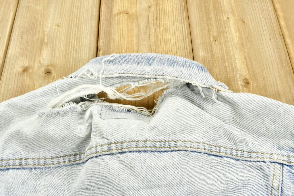 Vintage 1990s Levi's Distressed Denim Jean Jacket