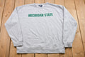 Vintage 1990s University of Michigan State Collegiate Crewneck  Sweatshirt  Embroidered  NCAA Sweatshirt  Sportswear  Athleisure