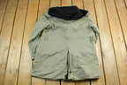 Vintage 1951 A. Dubois & Sons Hooded Wool Lined Overcoat Men's Medium