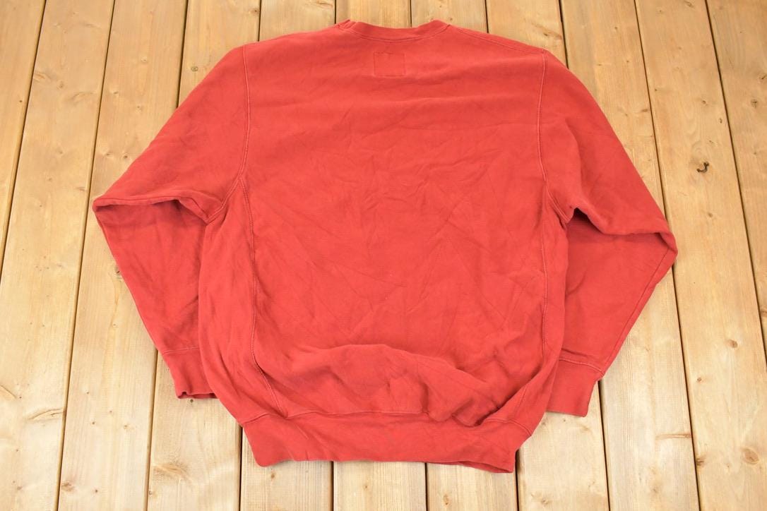 Vintage 1990s Florida State University Embroidered Steve & Barry's Crewneck Sweater Mens L