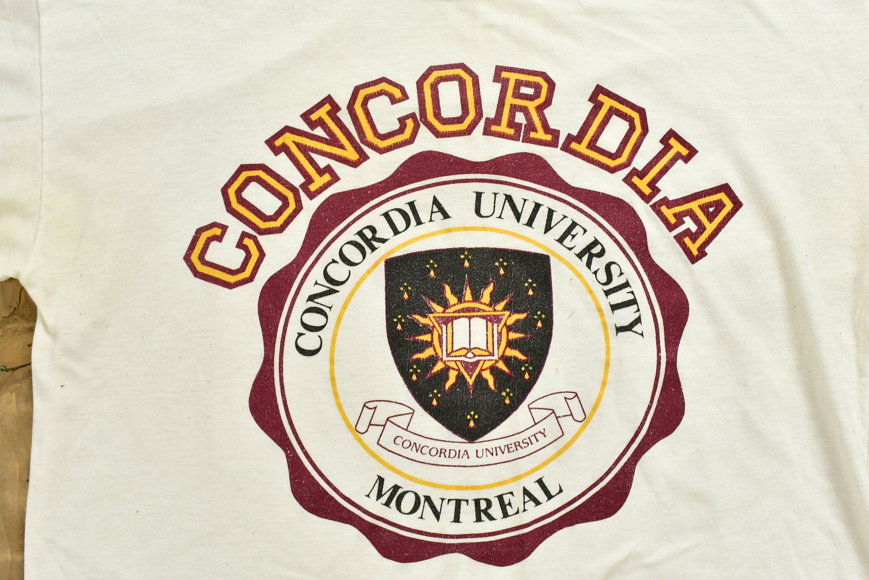 Vintage 1980s University of Concordia Collegiate T-Shirt