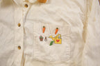 Vintage 1990s Boundary Waters Cute Farmer Button Up Shirt