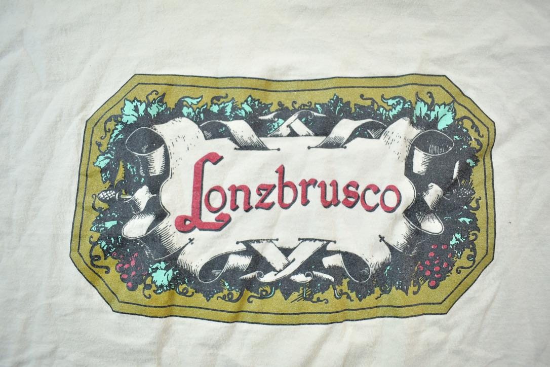 Vintage 1990s Lonzbrusco Graphic T-Shirt / Vintage T Shirt / Streetwear / Graphic Tee / Single Stitch / Made In USA