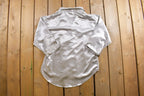 Vintage 1990s Silk Pyjama Button Up Shirt