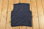 Vintage 1990s Nutcracker Christmas Theme Knit Cardigan Sweater Vest Women's Small