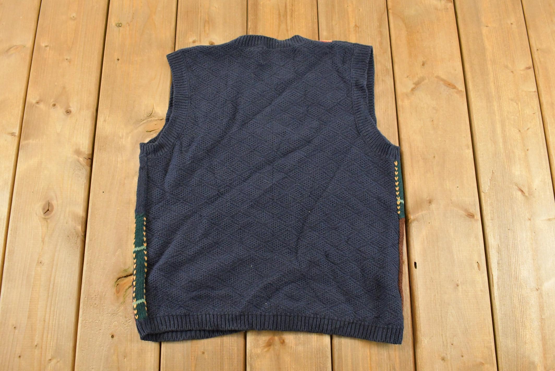 Vintage 1990s Nutcracker Christmas Theme Knit Cardigan Sweater Vest Women's Small / Vintage Cardigan / Button Up / Knit Vest