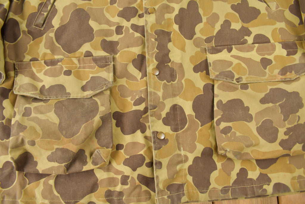 Vintage 1990s Gamehide Frog Skin Camo All Over Print Jacket