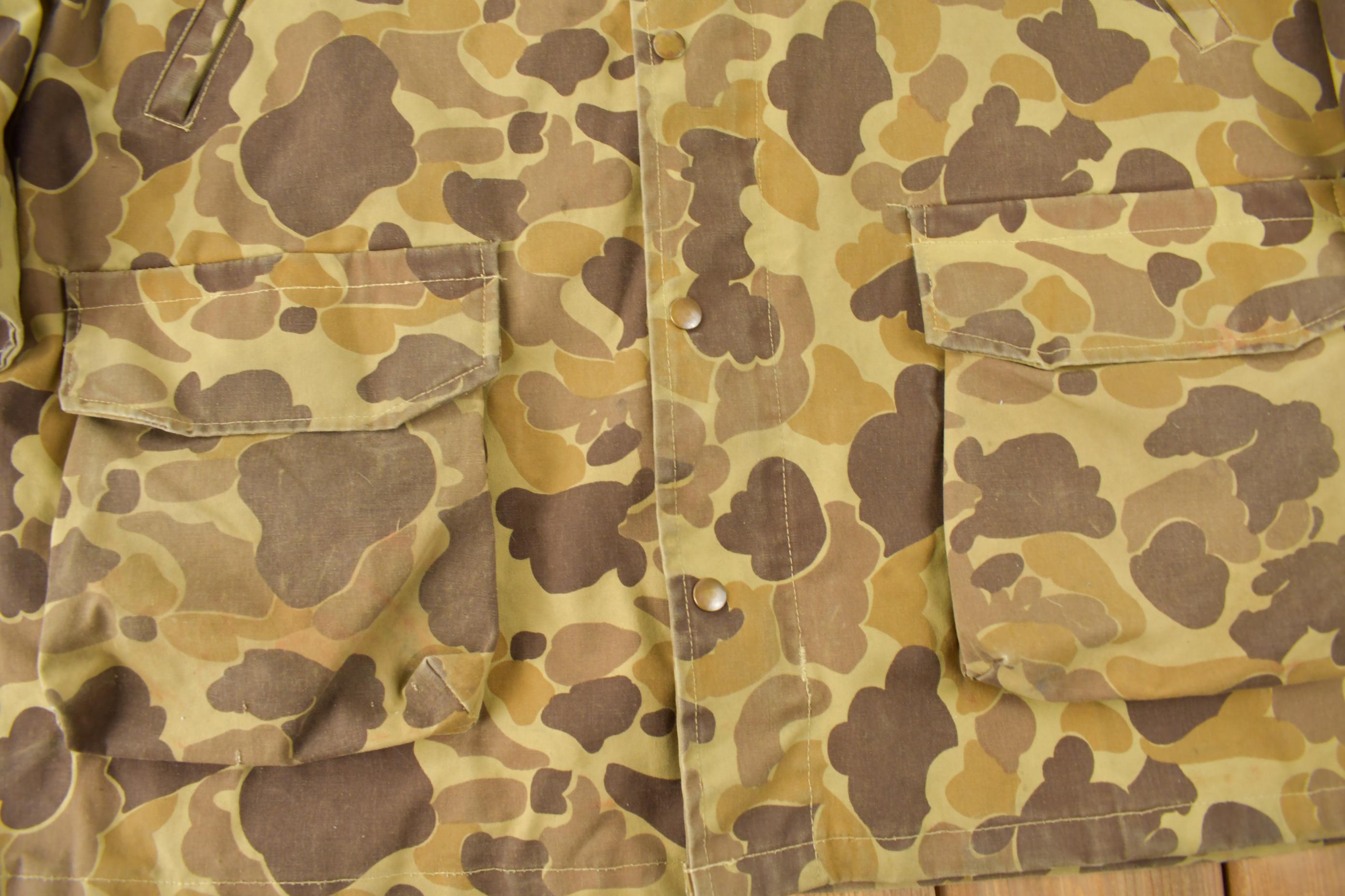 Vintage 1990s Gamehide Frog Skin Camo All Over Print Jacket