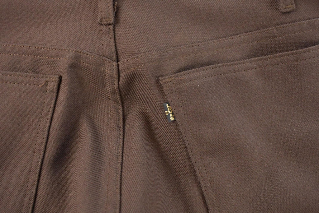 Vintage 1960s Levi's Slacks Brown Flare Bell Bottom Pants Men's 35 x 32 /