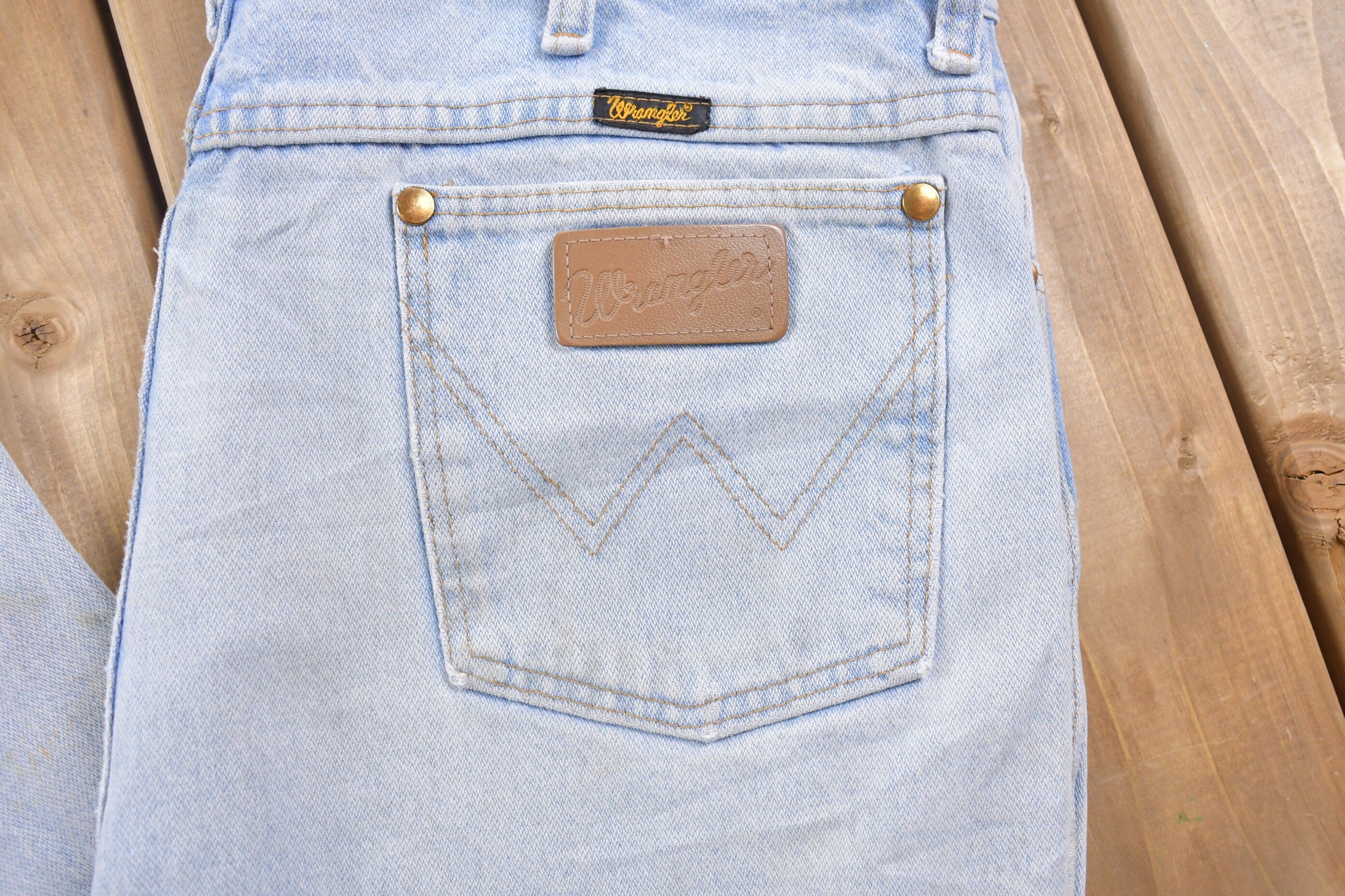 Vintage 1990s Wrangler Light Wash Jeans 35 x 33