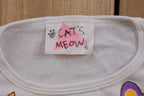 Vintage 1990s Toddler Sized Cute Cat Shirt Graphic T-Shirt