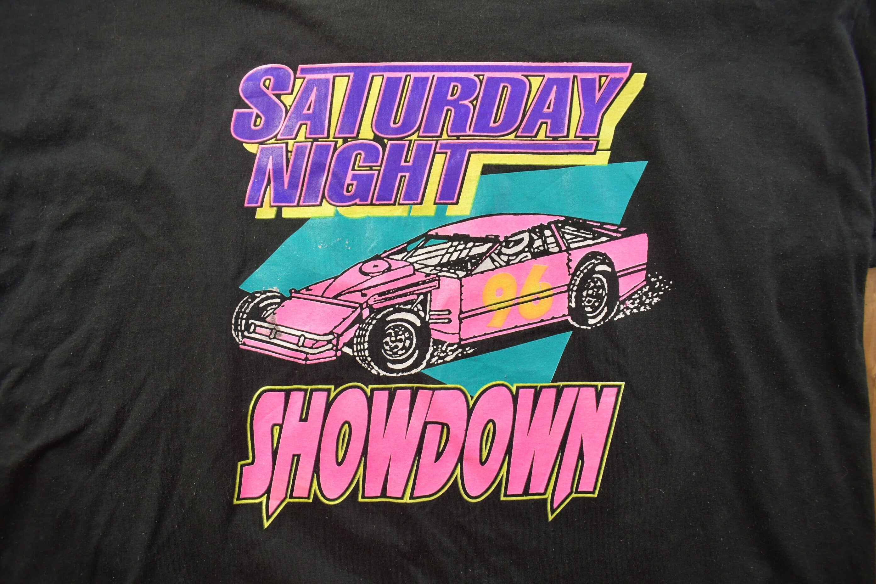 Vintage 1990s North Texas Speedway Showdown Racing T-Shirt