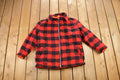 Vintage 1990s Wool Buffalo Plaid Jacket