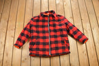 Vintage 1990s Wool Buffalo Plaid Jacket