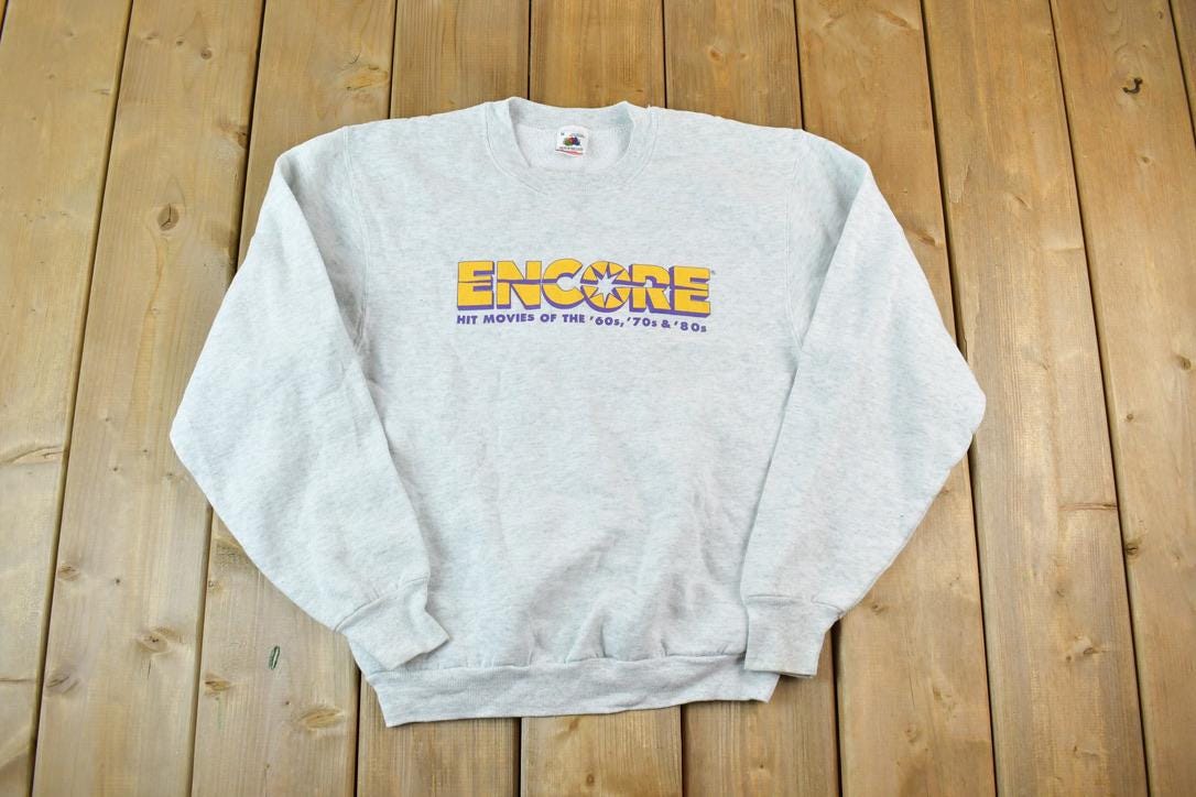 Vintage 1990s Encore Movies Crewneck Sweatshirt