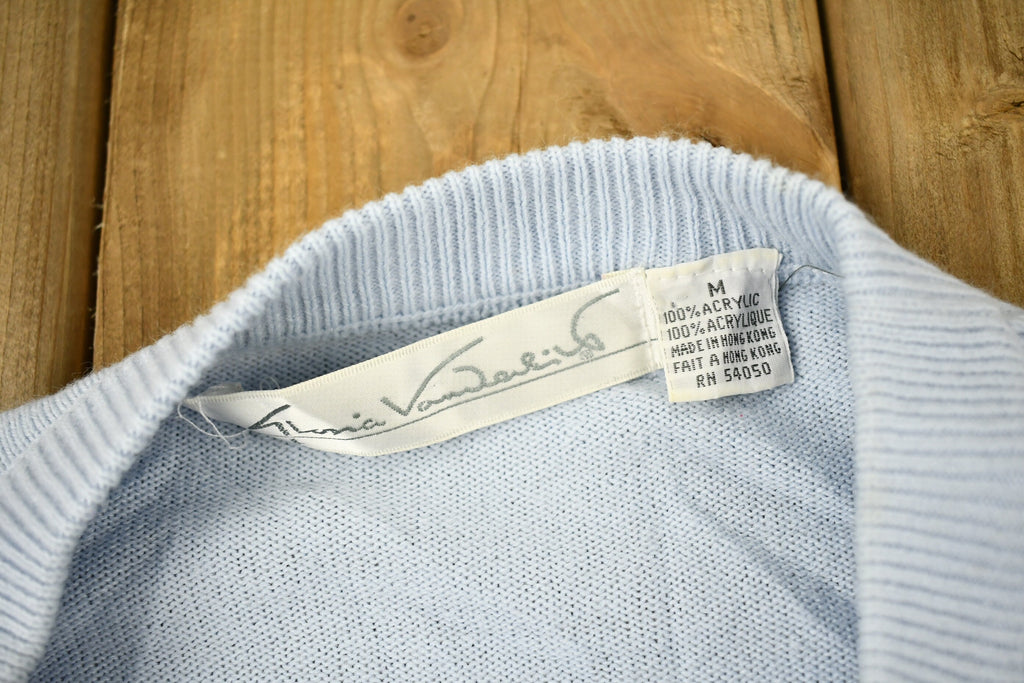 Vintage 1980s Light Blue Blank Raglan Crewneck Sweatshirt