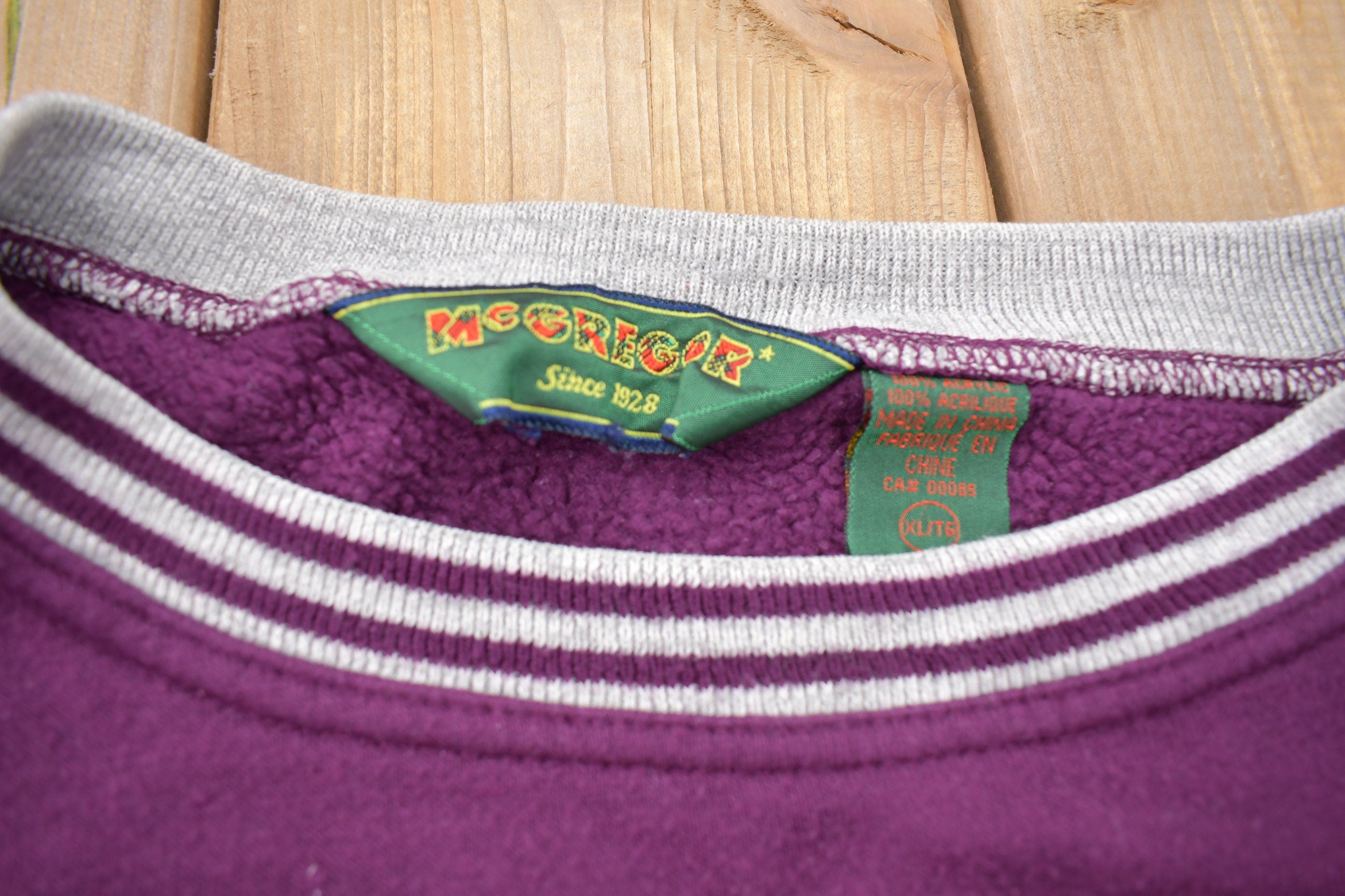 Vintage 1990s Wolves Theme Ruged Classics Crewneck Sweater