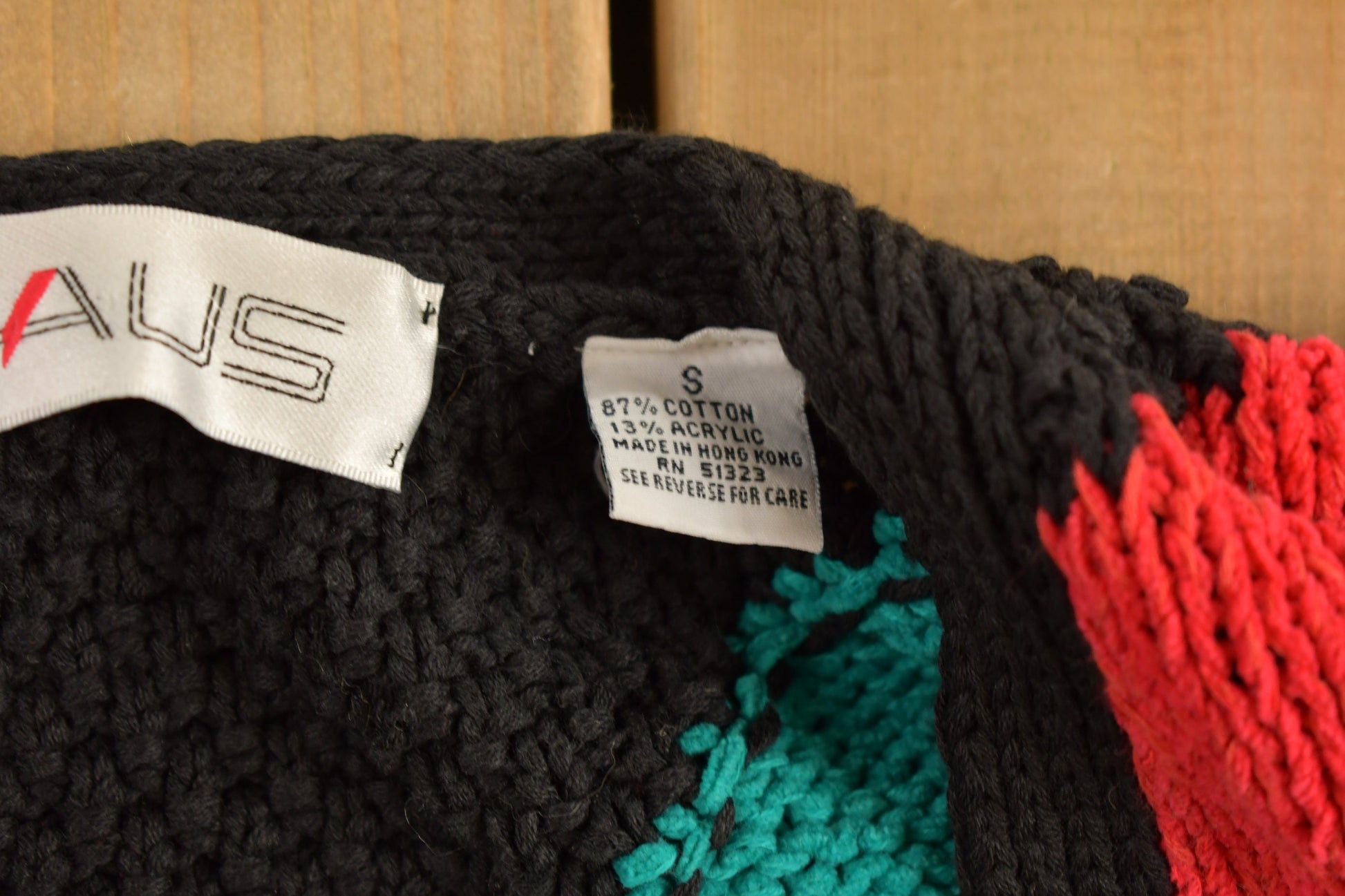 Vintage 1990s Chaus Knitted Cardigan Sweater