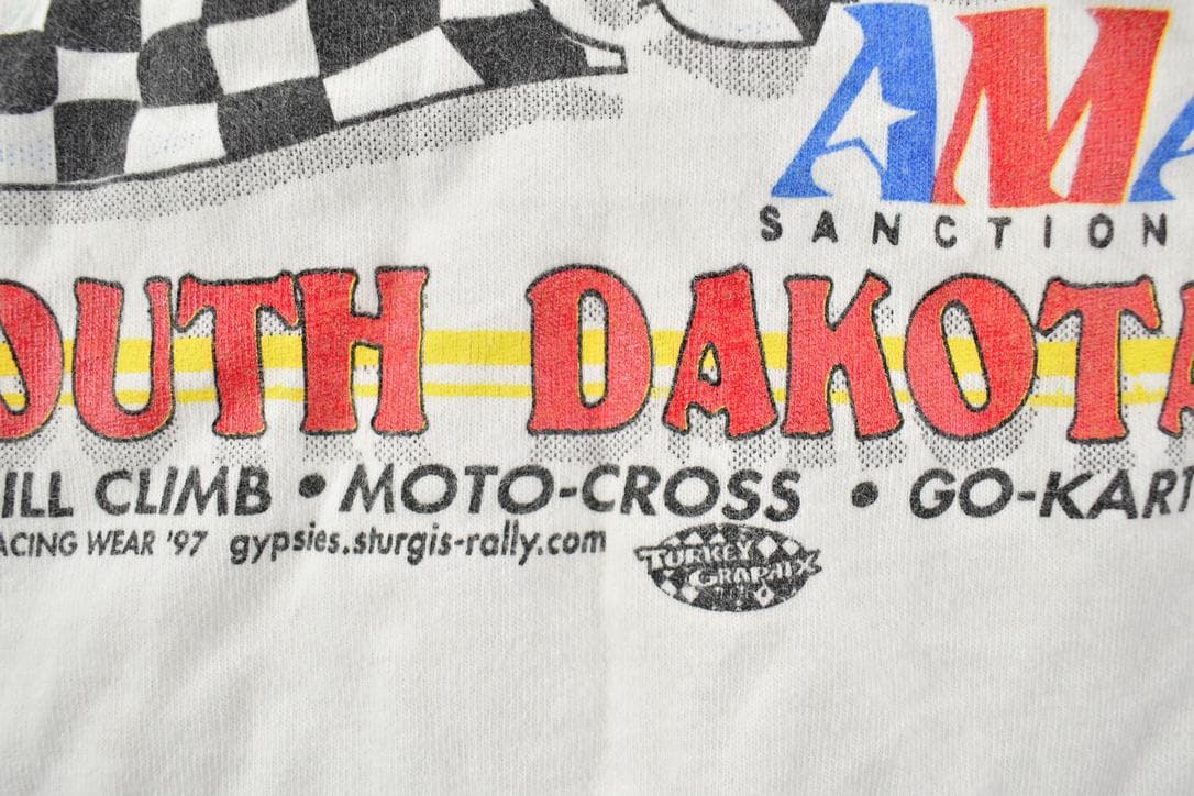 Vintage 1997 Jackpine Gypsies Motocross Racing T-Shirt