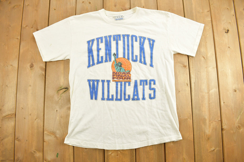 Vintage 1990s Kentucky Wildcats Basketball Collegiate T-Shirt