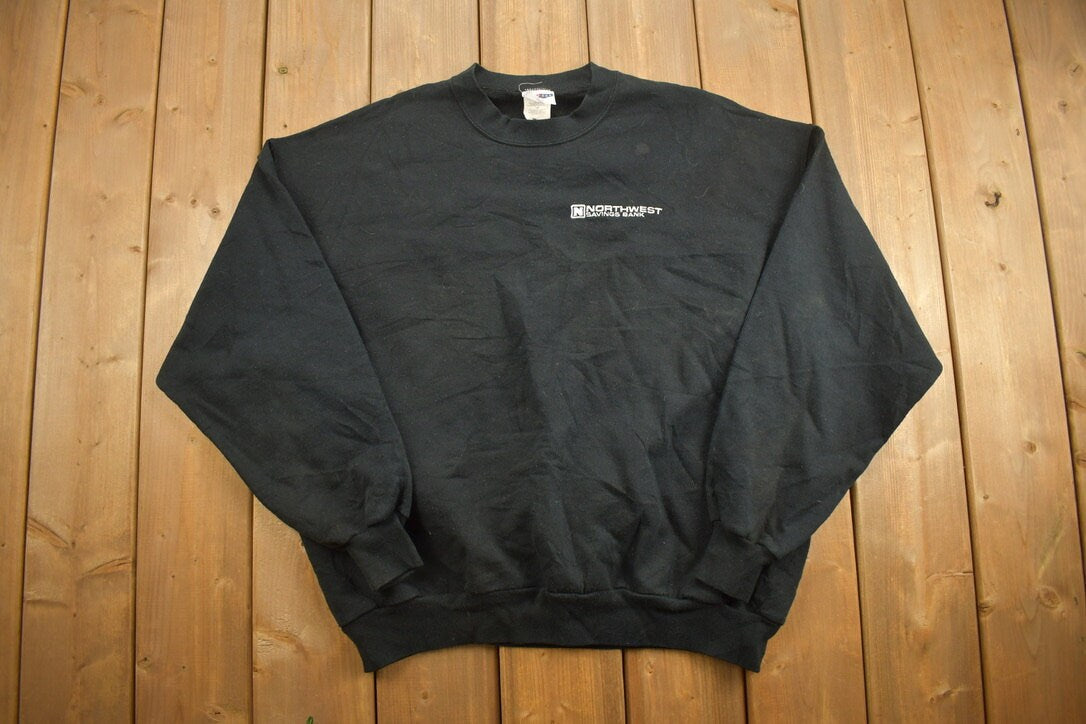 Vintage 1990s Northwest Savings Bank Crewneck Sweatshirt