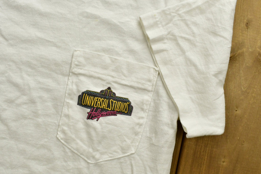 Vintage 1990s Universal Studios Hollywood Pocket T-Shirt