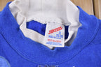 Vintage 1990s Jerzees Christmas Double Collar Crewneck Sweatshirt