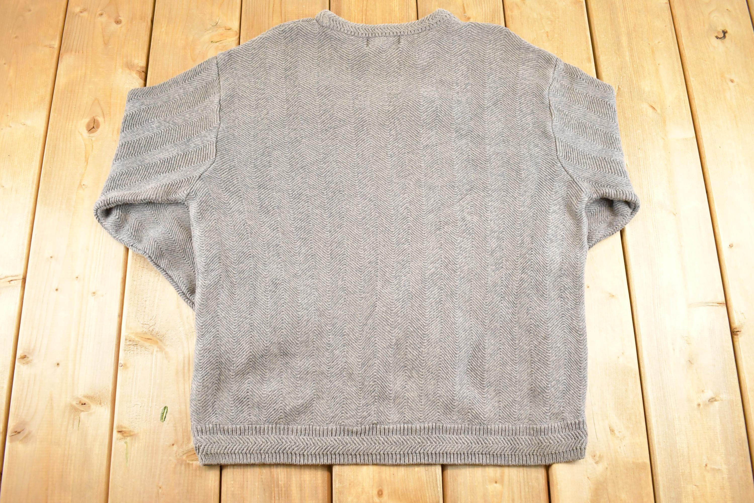 Vintage 1990s Chaps Ralph Lauren Knit Crewneck Sweater Men's M /
