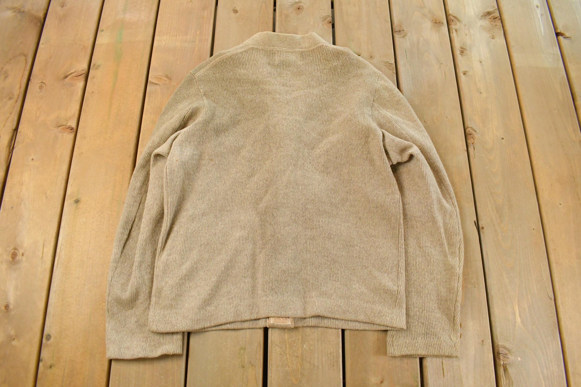 Vintage 1950s Lamb Knit Wool Knit Cardigan Sweater Men's Small