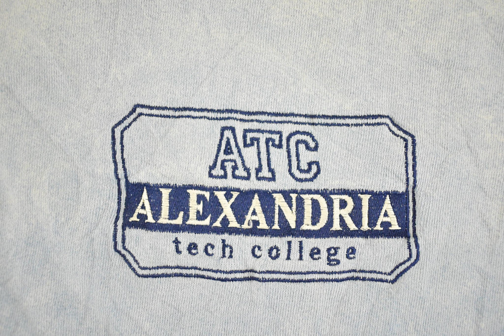 Vintage 1990s Alexandria Tech College Crewneck Sweatshirt Men's L