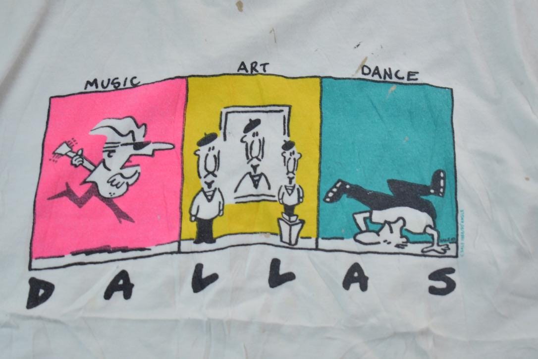 Vintage 1990s Dallas Painter Graphic T-Shirt