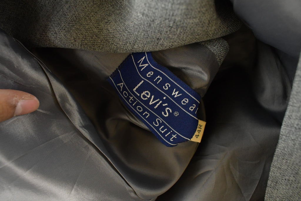 Vintage 1970s Levi's Action Suit Button Up Blazer Jacket Men's Medium