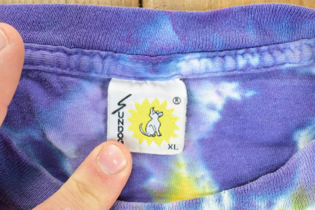 Vintage 1990s Blank Tie Dye Single Stitch T-Shirt