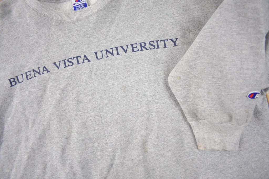 Vintage 1990s Buena Vista University Collegiate Champion Crewneck Size XL