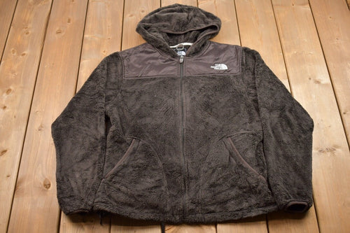 Vintage 1990s North Face Brown Fleece Zip Up Sweater / Outdoorsman / 90s Sweater / Streetwear / Hiking / Fleece Zip up / North Face Vintage