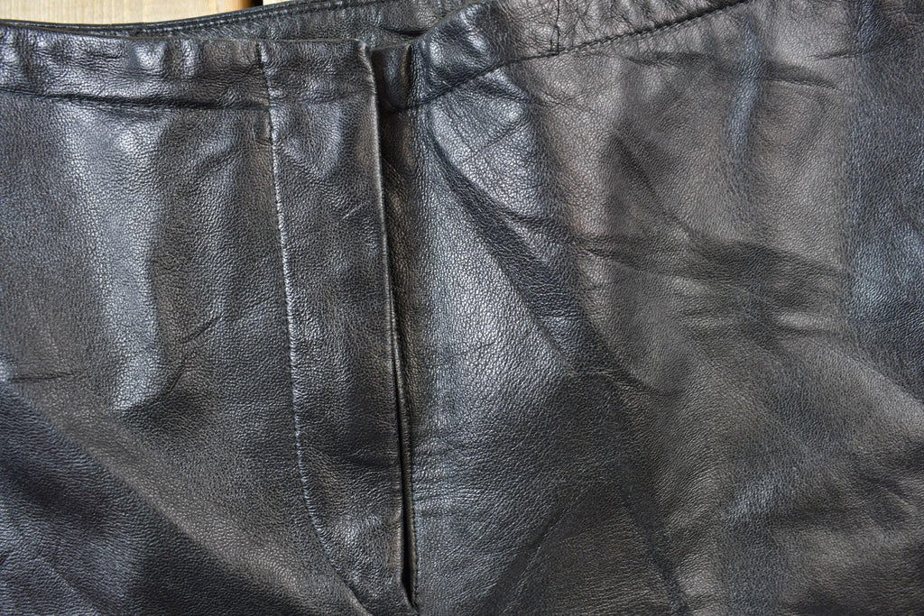 Vintage 1980's Danier Leather Pants Size 26 x 28