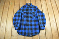 Vintage 1970s Pendleton Wool Flannel Shirt Jacket Men's Large