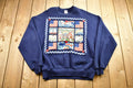 Vintage 1990s American Flag Graphic Crewneck Sweatshirt