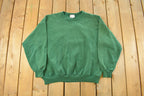 Vintage 1990s Hanes Premium Weight Blank Crewneck Sweatshirt Men's XL