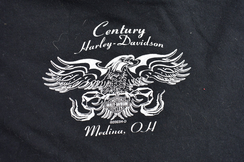 Vintage 2003 Harley Davidson Motorcycles Medina Ohio Long Sleeve T-Shirt