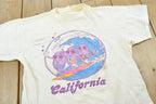 Vintage 1987 The California Raisins Surfing Single Stitch T-Shirt Made In USA Mens L