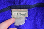 Vintage 1990s LL Bean Fleece Zip Up Sweater