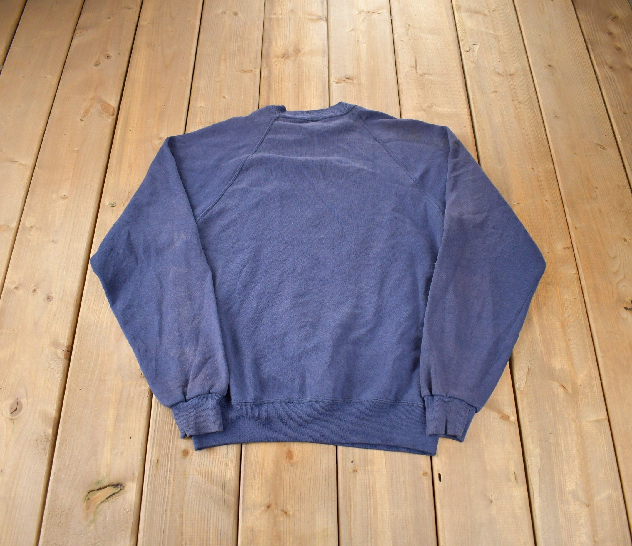 Vintage 1980s Jerzees Blank Crewneck Sweatshirt Made In USA