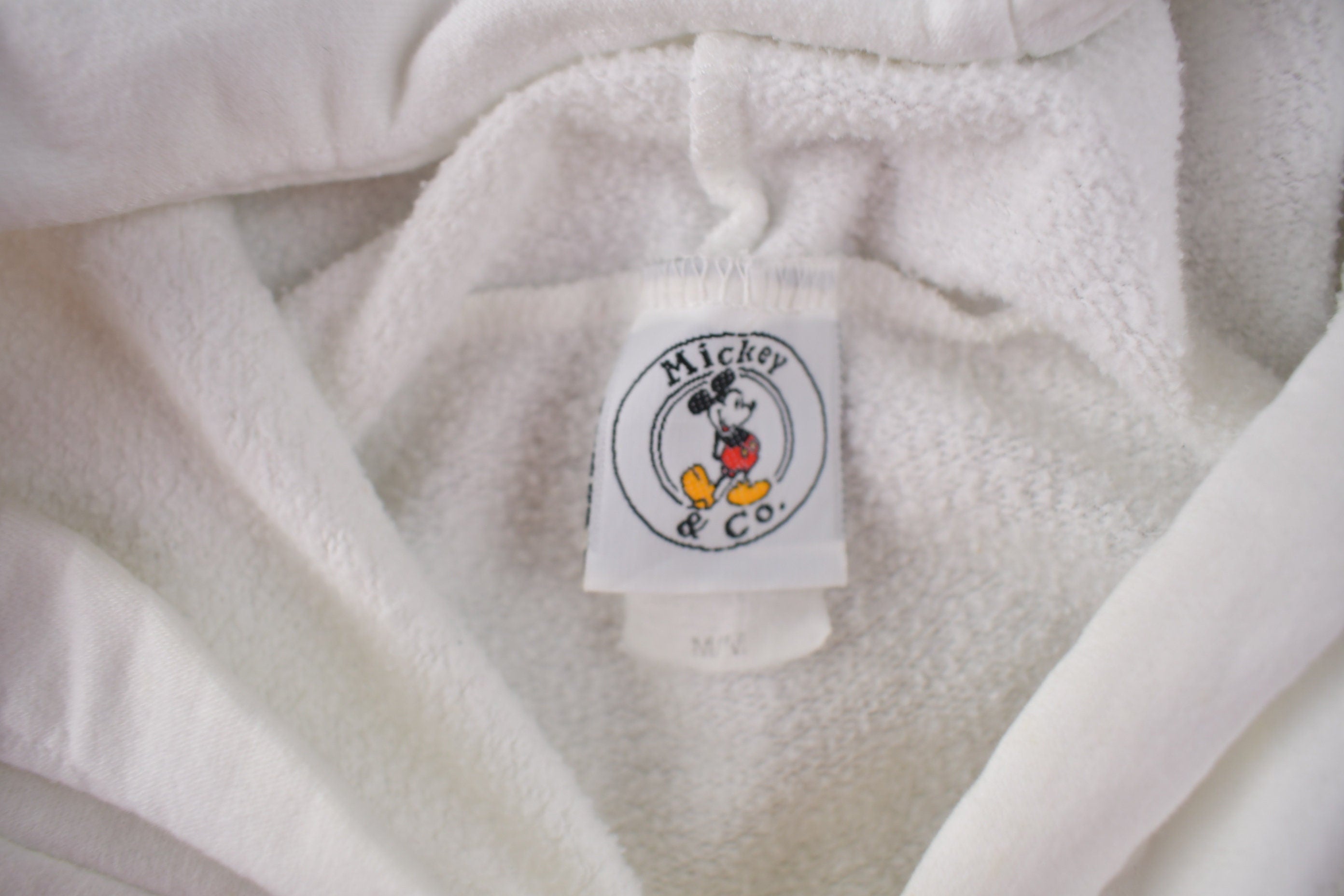 Vintage 1990s Mickey & Co Mickey Mouse Graphic Disney Hoodie Size M Made In USA