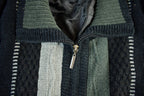 Vintage 1990s Marco Donatelli Knit Zip Up Sweater Jacket Men's Medium